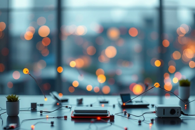 Conceitos visuais relacionados a Segurança em IoT: Estratégias Essenciais para Proteger Ambientes Conectados