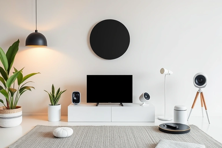 Conceitos visuais relacionados a Guia de Gadgets para Smart Home: Essenciais para Automação Residencial