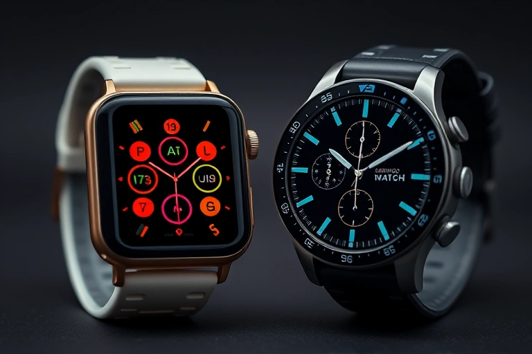 Conceitos visuais relacionados a Comparativo de Smartwatches: Apple Watch vs. Samsung Galaxy Watch