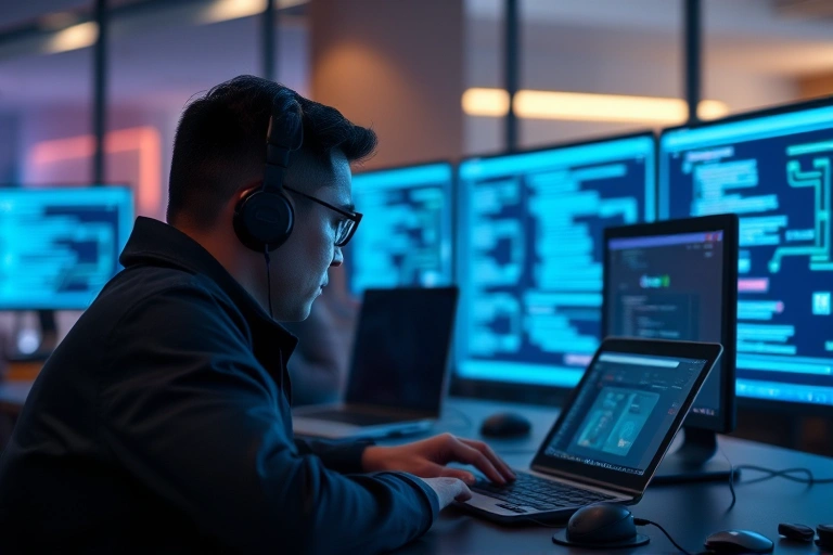 Conceitos visuais relacionados a DevSecOps em 2025: Integrando Segurança no Ciclo de Vida do Software